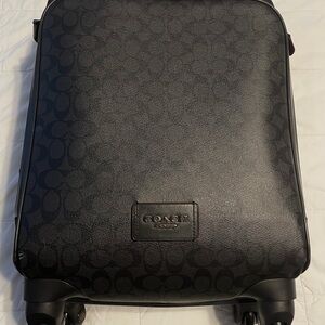 Coach Signature Black Rolling Bag